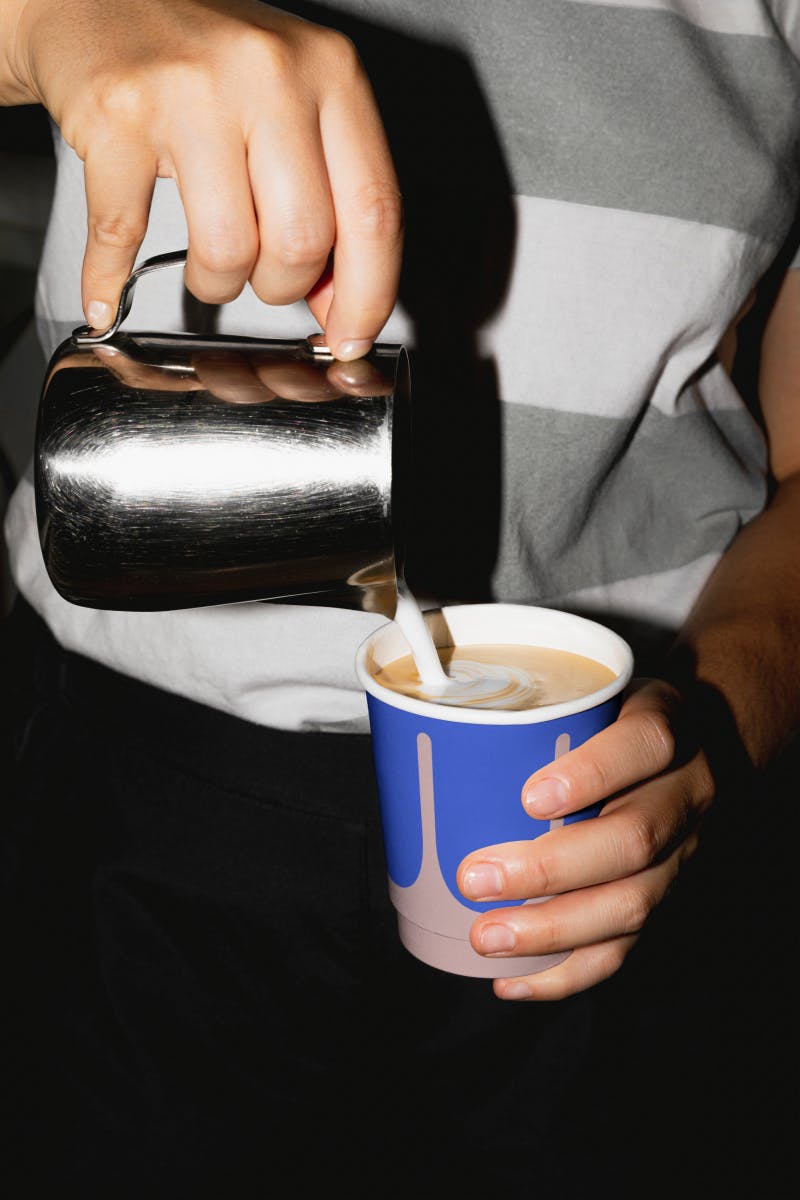 &why: metta coffee shop branding cup